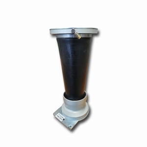 air bellows, incl. top and bottom plate, T5, rear right