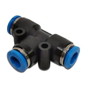 koppeling, lucht, T-stuk,  Ø6-Ø6-Ø6 (Insteek)