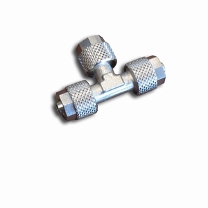 koppeling, lucht, T-stuk,  6mm