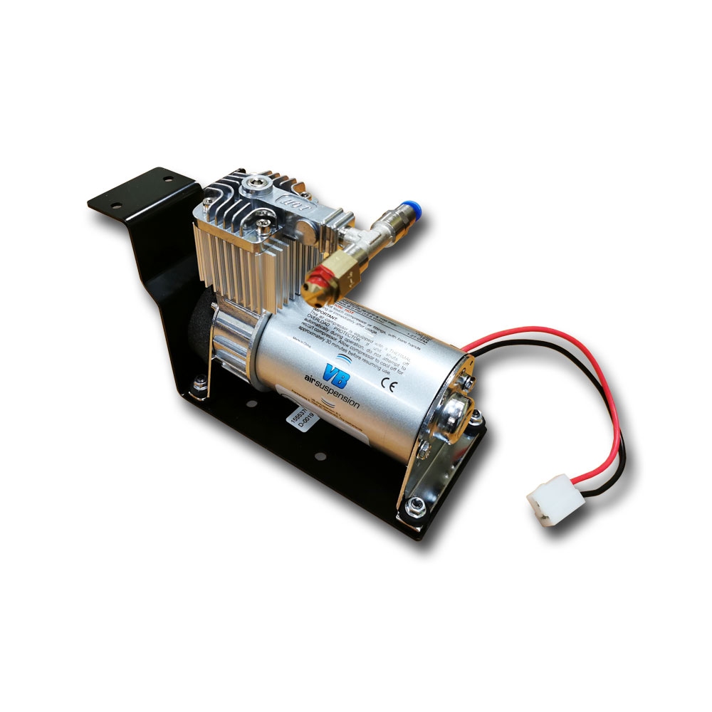 compressor, 12V, 100C, inclusief overdrukventiel, 6mm aansluiting