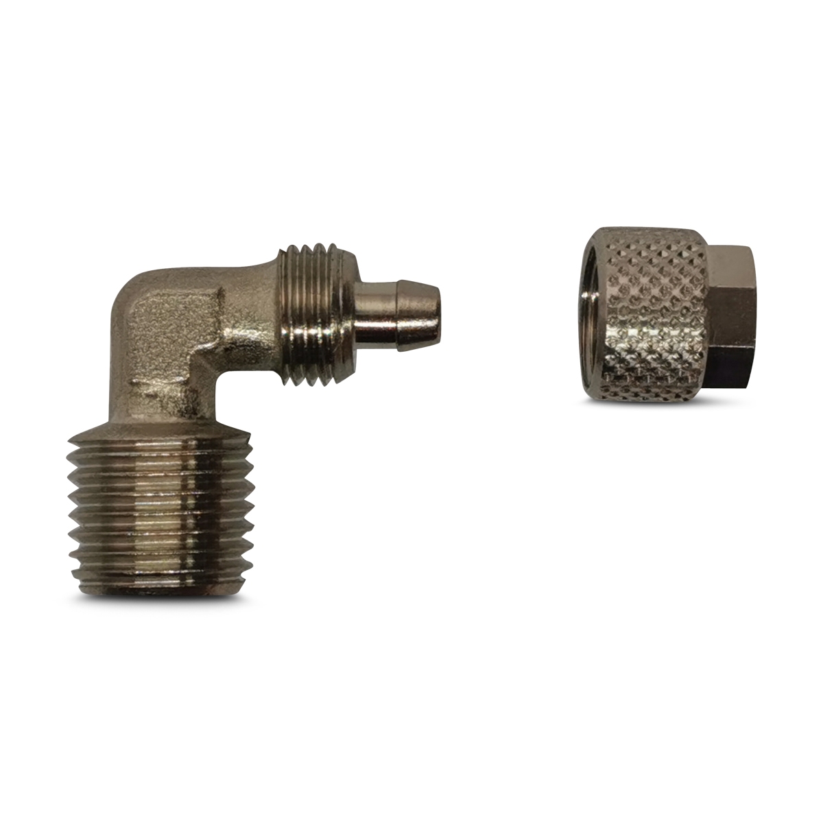 Kupplung, Luft,  6 mm> G1 / 4 , 90 °