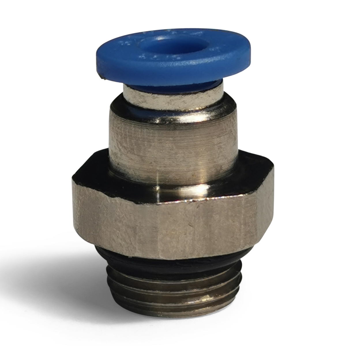 Kupplung, Luft,  4mm 1/8 + O-Ring