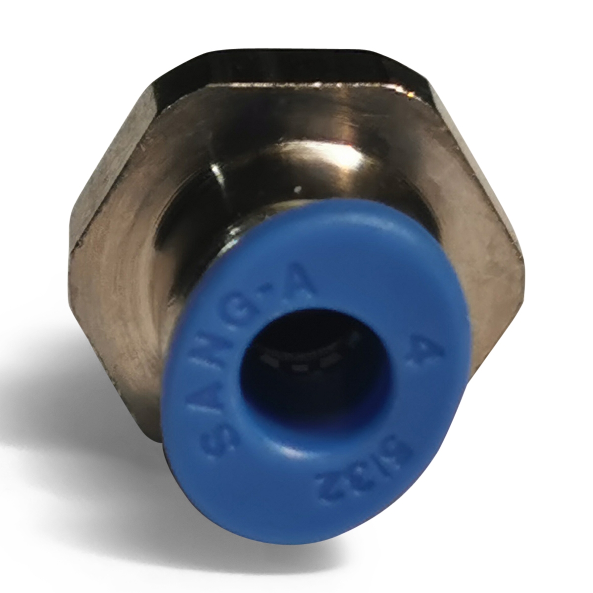 Kupplung, Luft,  4mm 1/8 + O-Ring