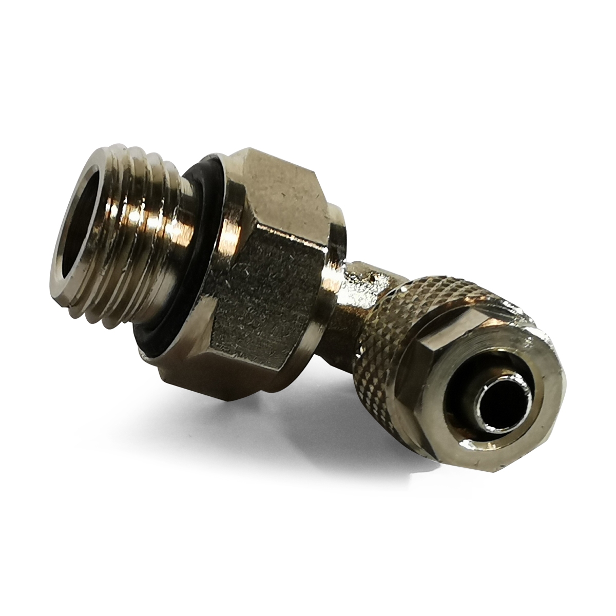 raccord, air,  6mm> G1 / 4 , 90 °, joint torique