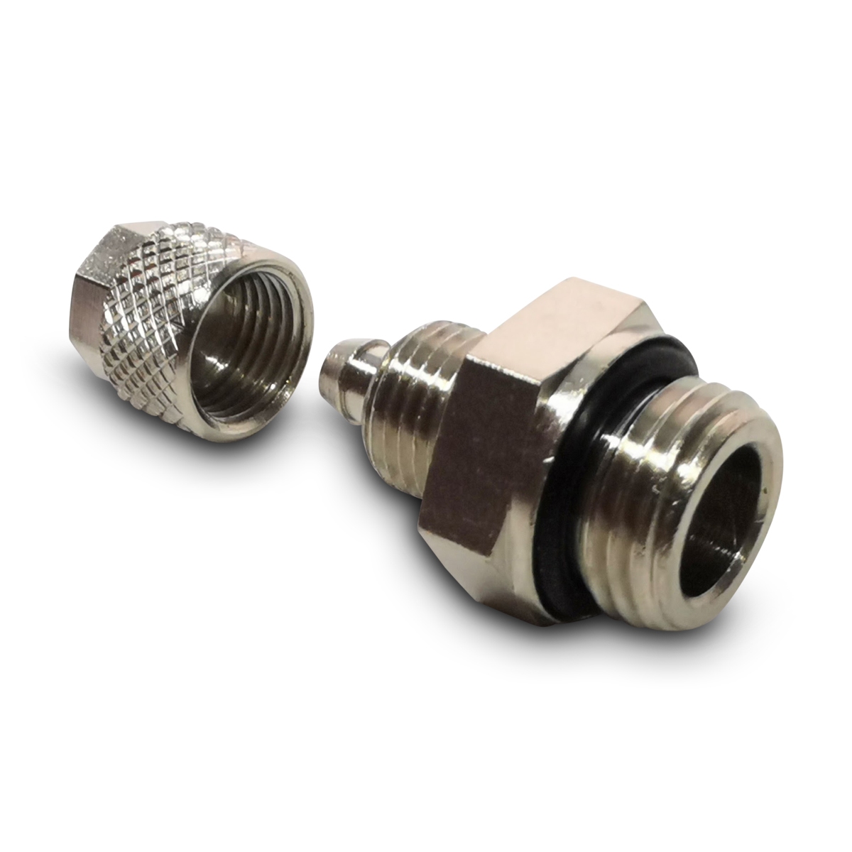 Kupplung, Luft,  6 mm> G1 / 4 (Plug-In)