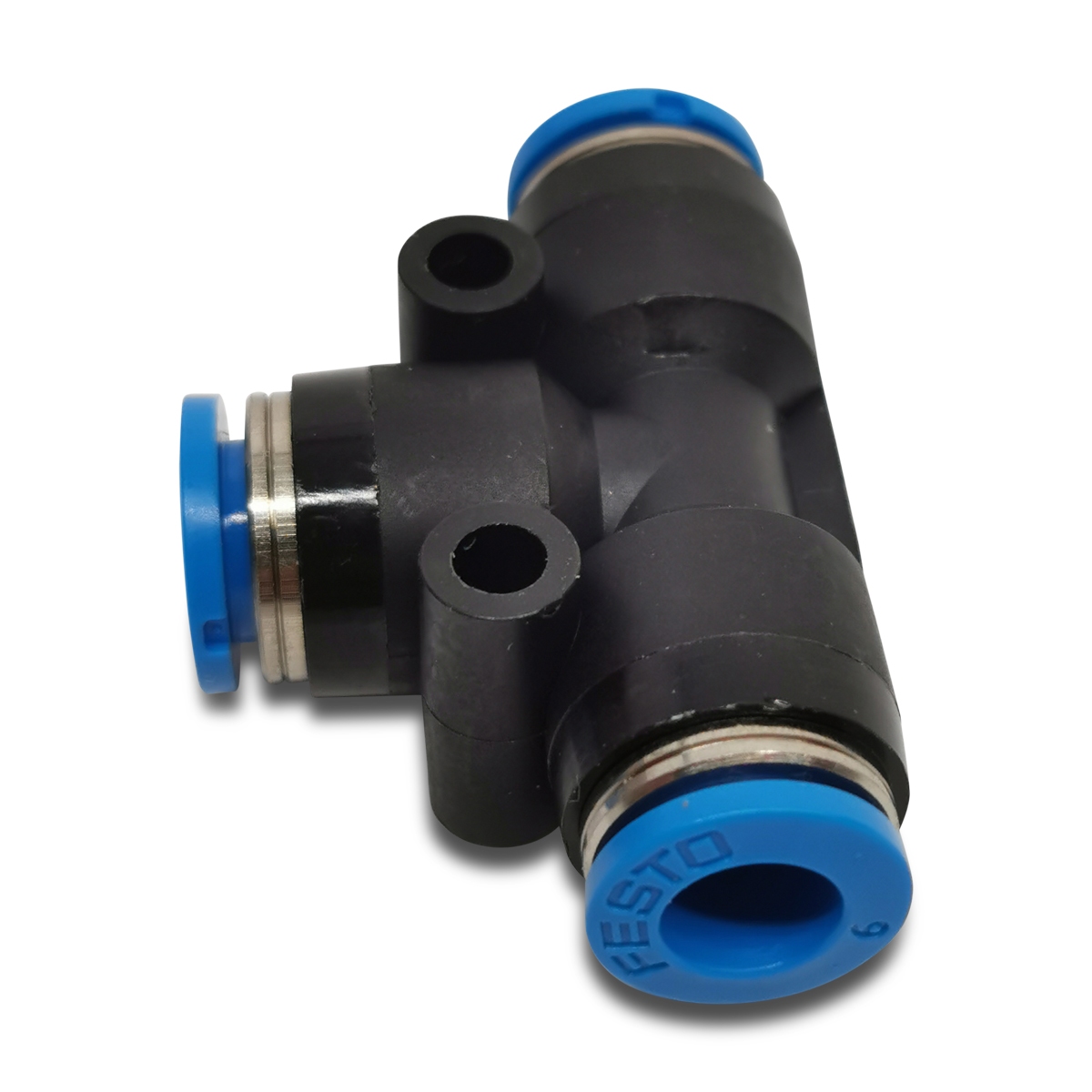 koppeling, lucht, T-stuk,  Ø6-Ø6-Ø6 (Insteek)