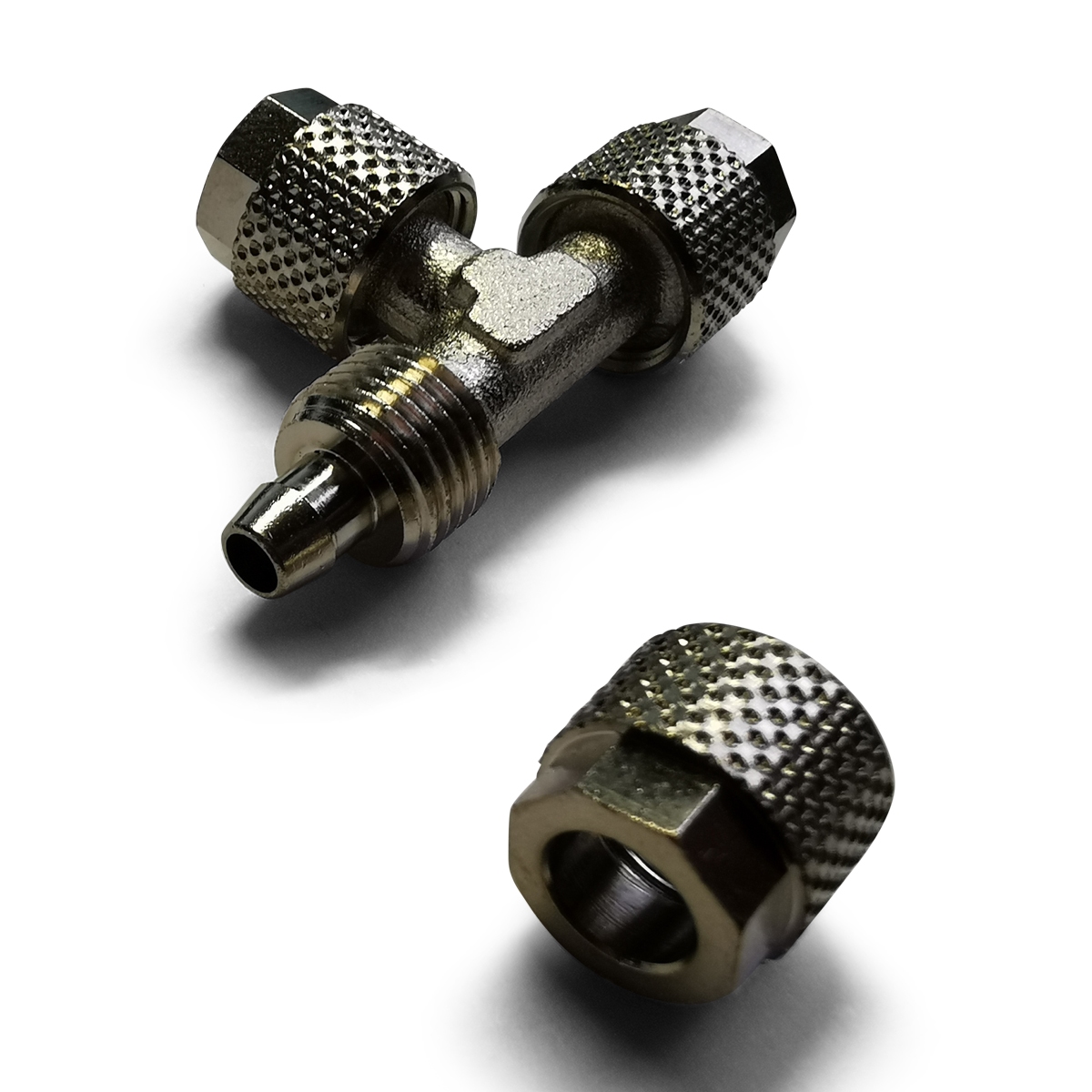 giunto, aria, raccordo a T,  6mm