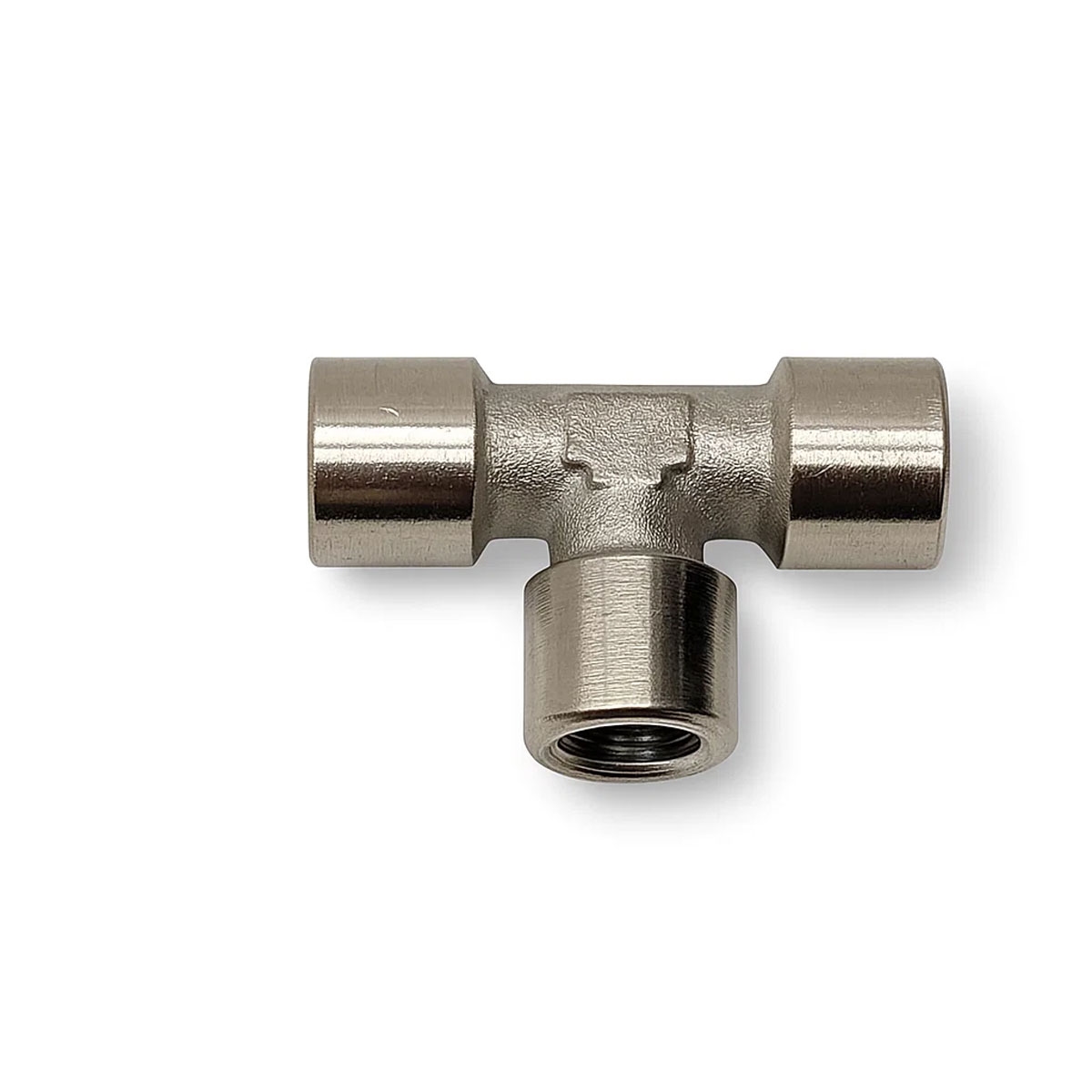 koppeling, lucht, T-stuk, 1/8-1/8-1/8 binnendraad