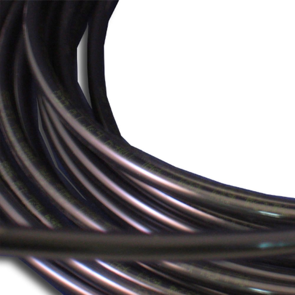 Rohr, Luft,  4mm, schwarz, Länge 10 Meter