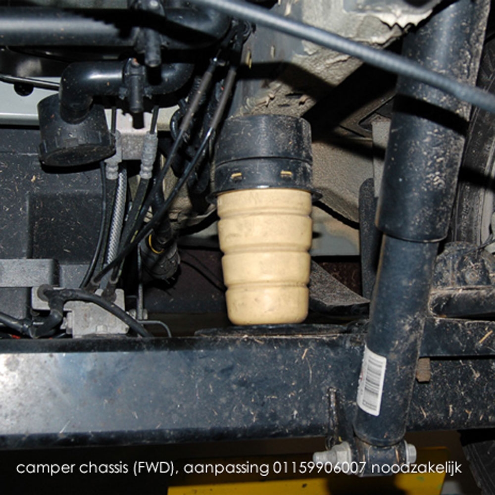 SemiAir, rear, Ford Transit FWD (2006 - 2014), base kit