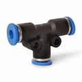 Kupplung, Luft,  4mm, T-Stück, 3x