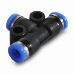 koppeling, lucht, T-stuk,  3mm