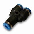 coupling, air,  4mm, Y-piece, 3x